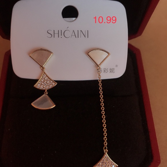 925 sliver earrings Korean style - Picture 8 of 9